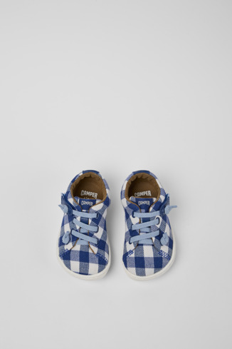 Alternative image of K800369-013 - Peu - Blue and white shoes for kids