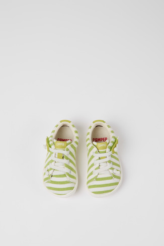 Peu Zielone buty dziecięce z bawełny z recyklingu