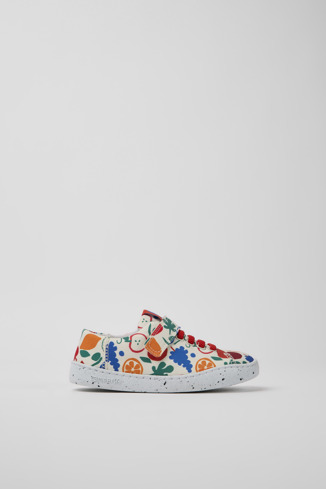 Side view of Peu Touring Multicolored sneakers for kids
