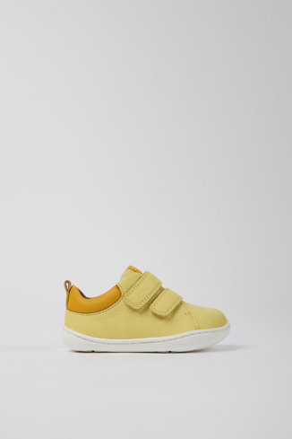 K800405-027 - Peu - Yellow leather shoes for kids