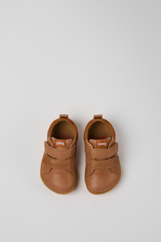 Overhead view of Peu Multicolor Leather Kids' Sneaker.