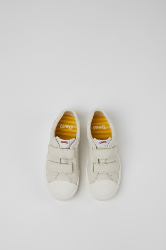 Alternative image of K800415-006 - Pursuit - Chaussures en cuir blanc pour enfant