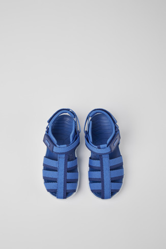 Alternative image of K800481-001 - Wous - Blue sandals for kids
