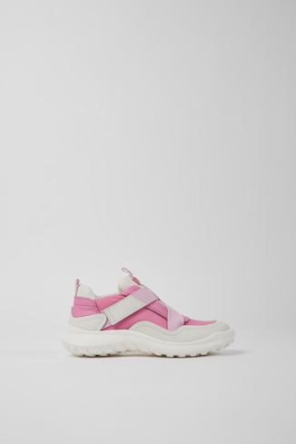 Alternative image of K800505-008 - CRCLR - Sneaker per bambini in tessuto e pelle rosa