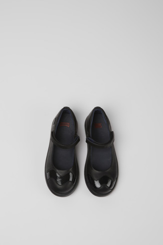Alternative image of K800508-001 - Twins - Black leather Mary Jane flats