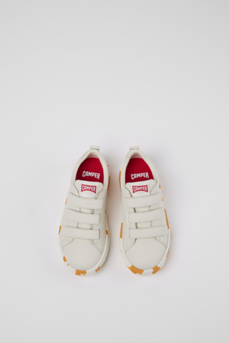 Runner Sneaker in pelle bianca