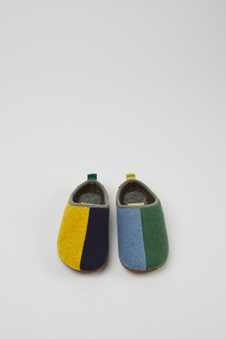Twins Zapatillas de casa de lana multicolor