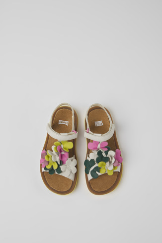 K800531-001 - Twins - Sandálias em couro multicoloridas para criança