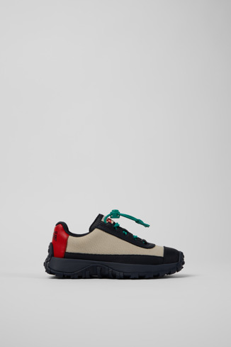 Side view of Bobo Choses x Camper Multicolor Textile and Leather Kids' Sneaker.