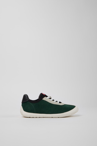 Twins Meerkleurige nubuck en leren sneakers voor kinderen.