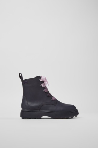 Norte Bottines en cuir violet pour enfant