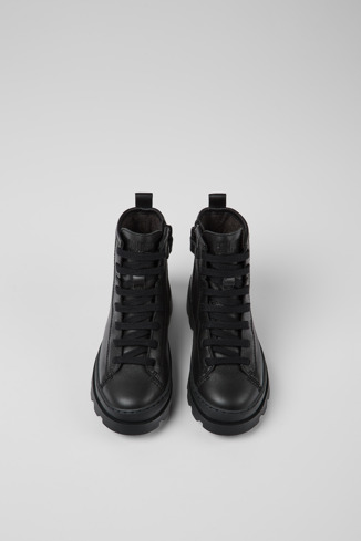 Alternative image of K900179-002 - Brutus - Bottes à lacets en cuir noir