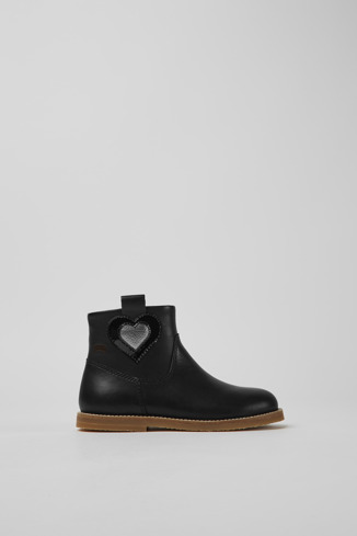Alternative image of K900272-003 - Twins - Black leather ankle boots