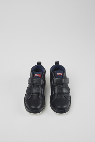 Alternative image of K900282-006 - Runner - Dark blue leather sneakers