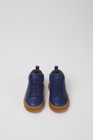 Alternative image of K900291-003 - Brutus - Bottes à lacets en cuir bleu