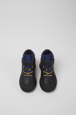 Alternative image of K900299-002 - CRCLR PrimaLoft® - Blue leather and textile ankle boots