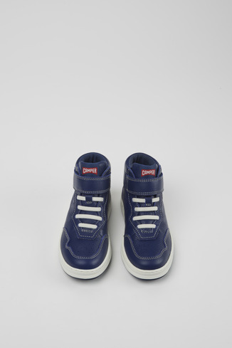 Alternative image of K900308-002 - Runner - Blue leather sneakers