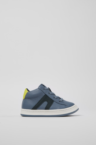 Twins Sneaker infantil de pell de color gris