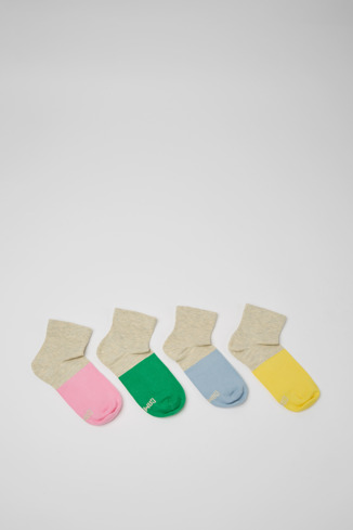 Side view of Odd Socks Pack Four multicoloured unisex socks