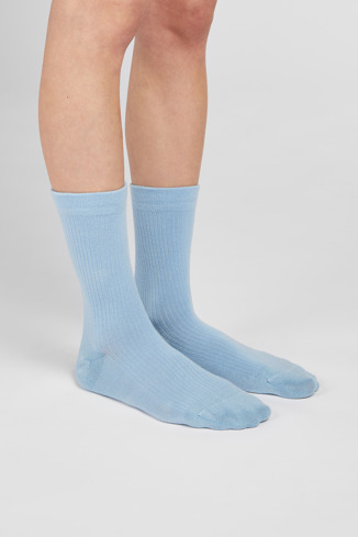 Calma Socks PYRATEX® Chaussettes bleu clair collaboration avec PYRATEX®