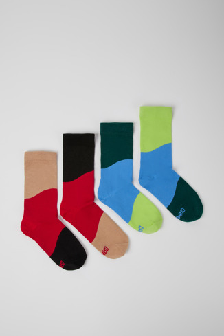 KA00041-002 - Odd Socks Pack - Two pair pack of long multicolored socks