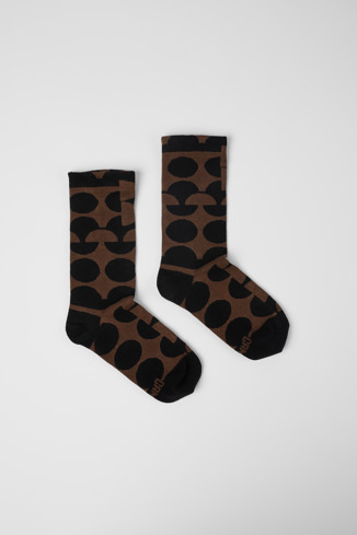 Sox Socks Bruin-zwarte sokken
