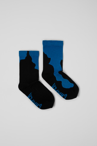 Side view of Calma Socks PYRATEX® Multicolored Textile Socks