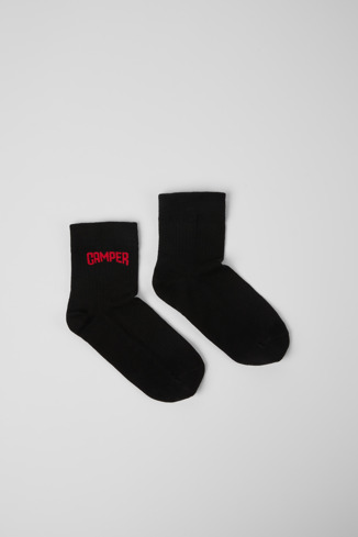 Socks Chaussettes en coton bio noir