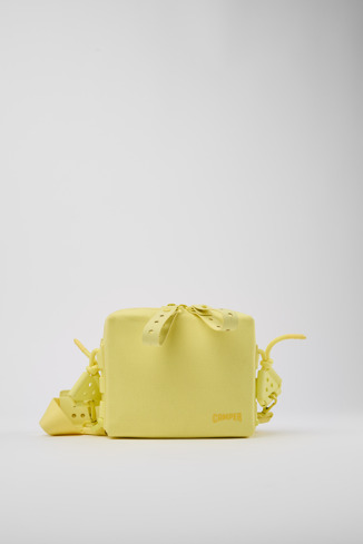 Side view of Ado Yellow cross-body bag