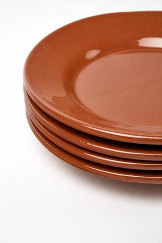 Alternative image of KG00031-001 - Terracotta Dessert Plates Set of 4