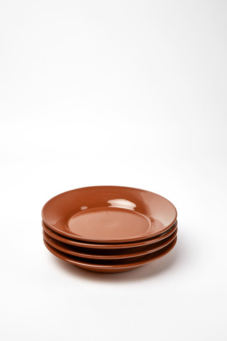 KG00033-001 - Suppen- oder Pastateller aus Terracotta 4 Stück