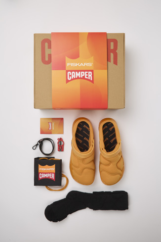 A model wearing Camper x Fiskars Premium Pack Camper x Fiskars Premium Pack for Men