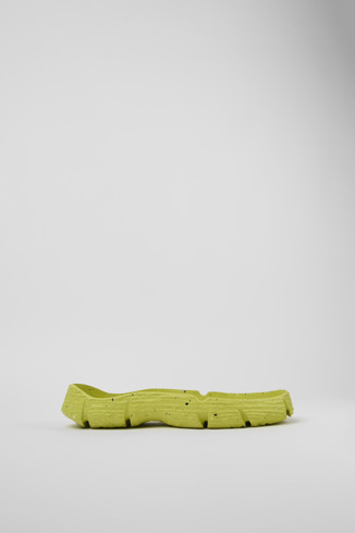 Side view of ROKU Outsoles Yellow outsoles (x2) for your right and left shoes.