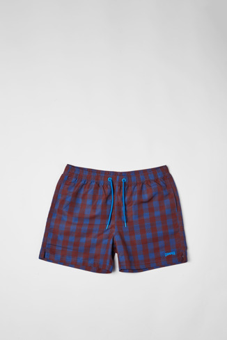 Alternative image of KU10014-002 -  Shorts - Calções de banho bordôs e azuis unissexo
