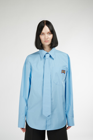Alternative image of KU10018-003 - Shirt - Camisa unisex de color blau