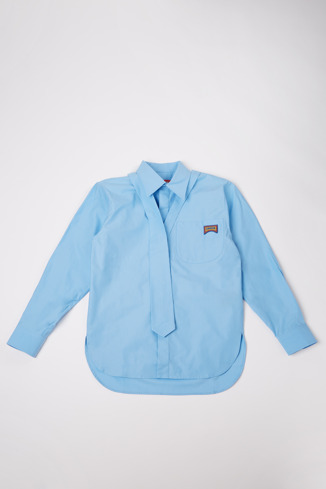 Alternative image of KU10018-003 - Shirt - Blue unisex shirt