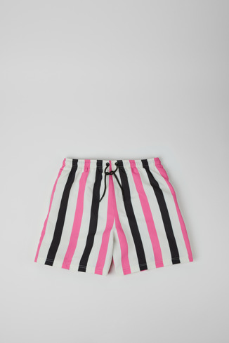 Alternative image of KU10025-001 - Swim Shorts - Recycled PET striped swim shorts