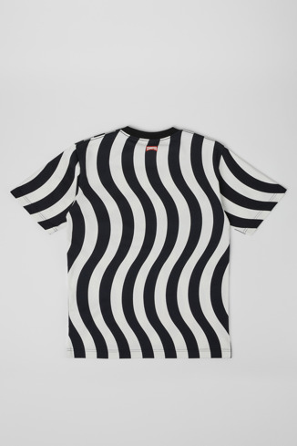 Alternative image of KU10028-001 - T-Shirt - T-shirt em algodão orgânico preta e branca