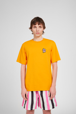 T-Shirt Samarreta de cotó orgànic de color taronja