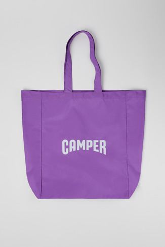 Side view of Totes Purple Tote Unisex Shoulder Bag