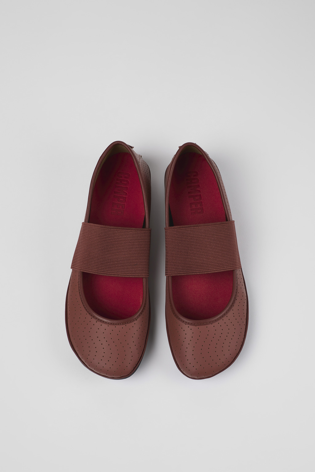 Right Red Ballerinas for Women - Autumn / Winter collection