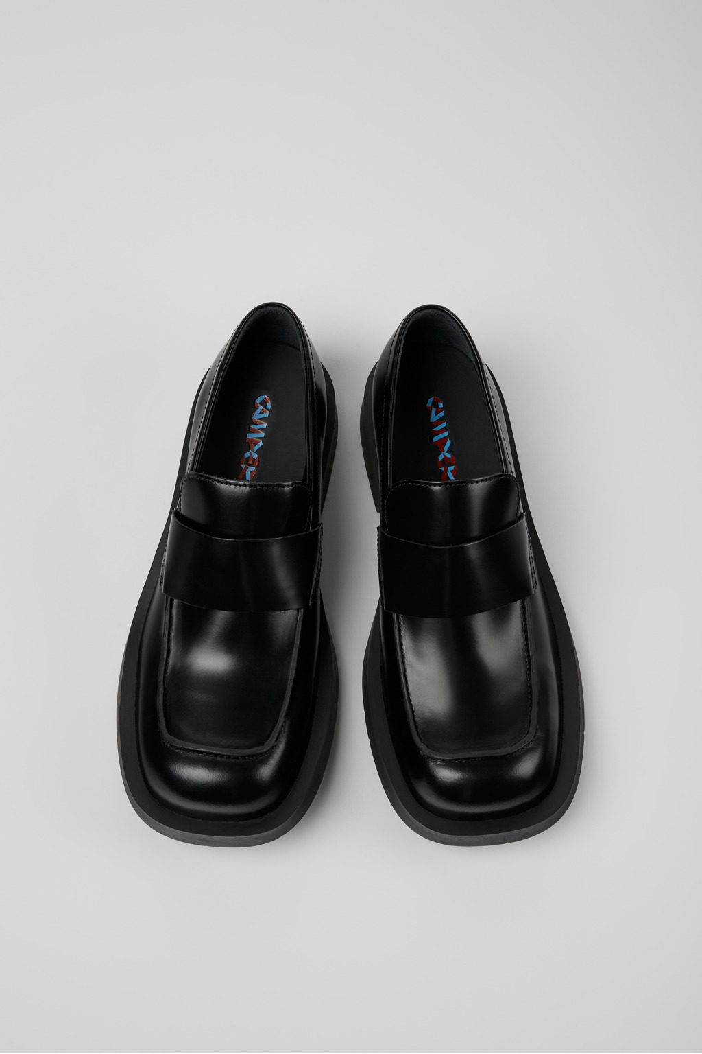 MIL 1978 Black leather loafers
