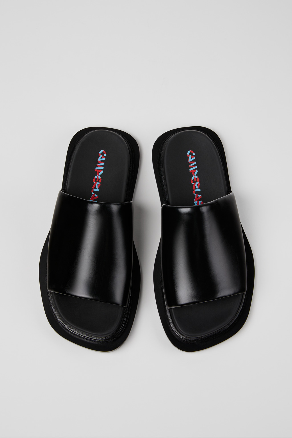 CAMPERレザー　23.5 Junction Black Formal Shoes for Men - Spring/Summer