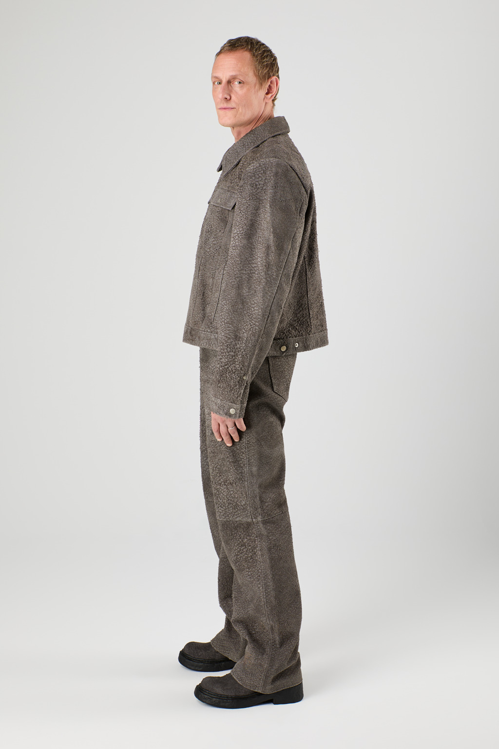 Camper Suede jacket AU00033-001 _tplgy_tops_shirts Kadın. Official