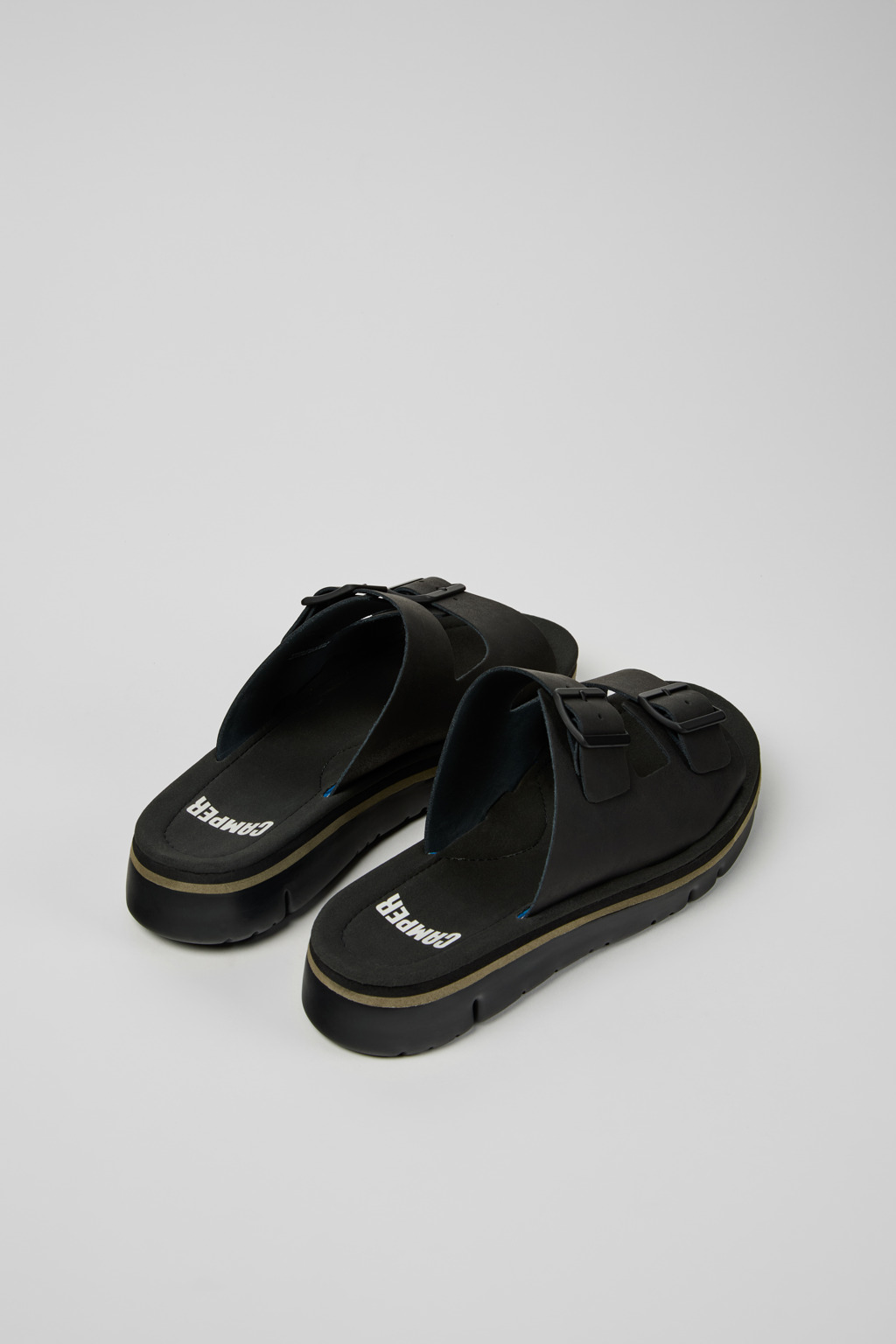 oruga Black Sandals for Men - Autumn / Winter collection  display picture 1