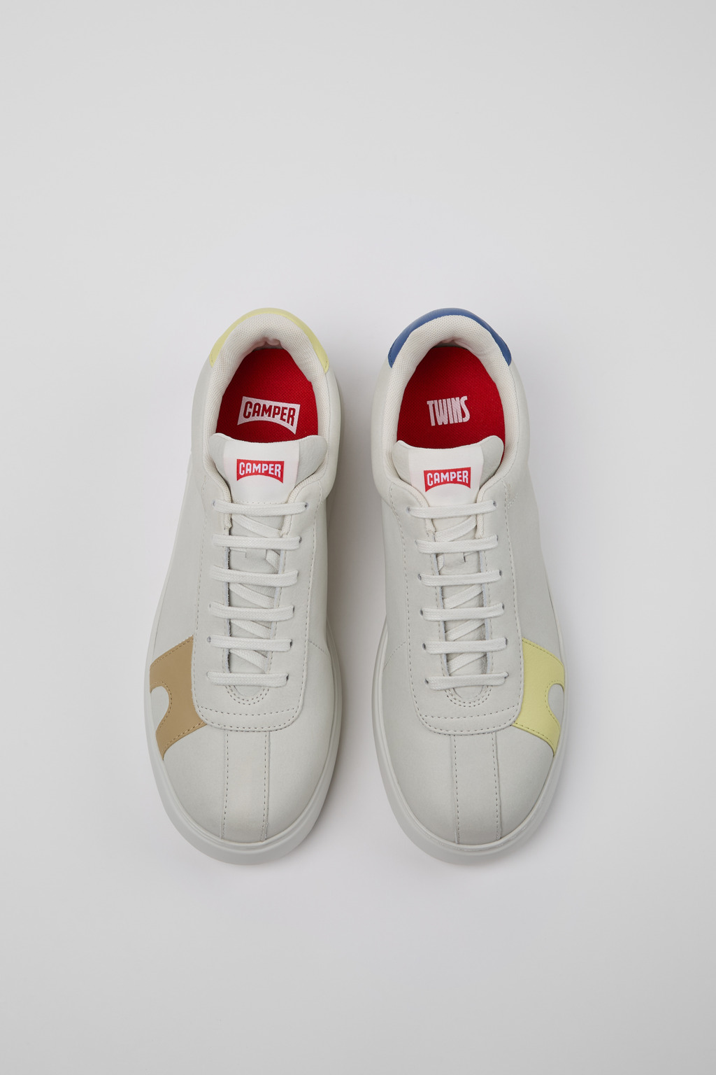 スニーカー CAMPER Men Sneakers White K100746-001 TWINS 0 Twins White Sneakers for Men - Spring/Summer collection