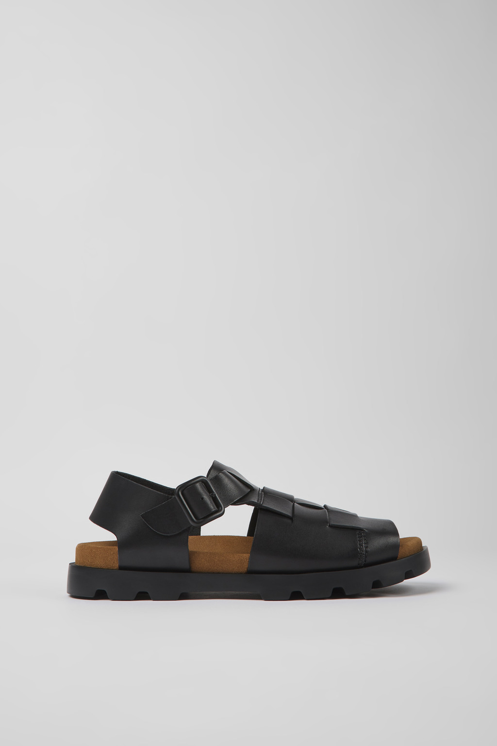 Brutus Black Sandals for Men - Spring/Summer collection - Camper 