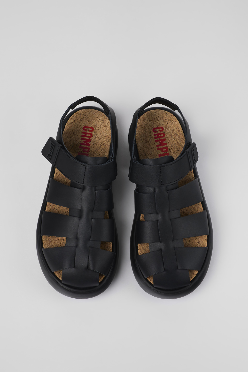 Pelotas Black Sandals for Men - Spring/Summer collection - Camper 