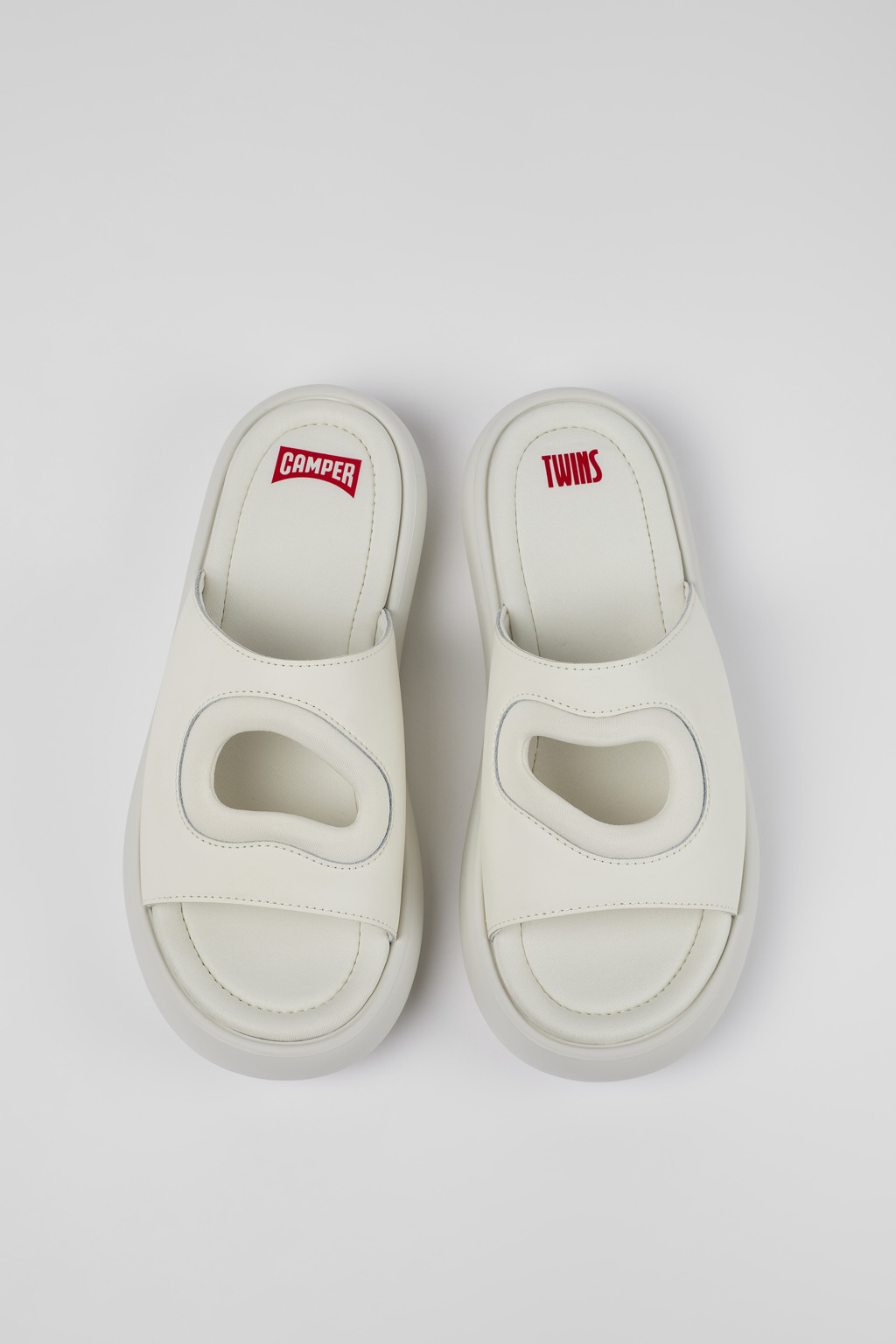 Twins White Sandals for Men - Spring/Summer collection - Camper USA