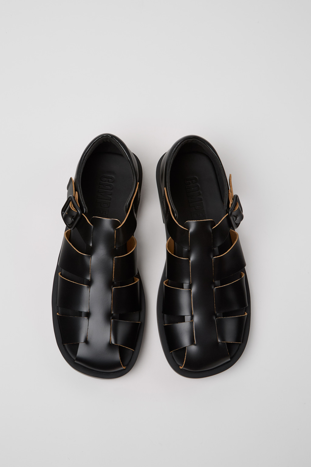 サンダル CAMPER Men Sandals Black K101011-001 DON 0 K101011-001_CF.jpg